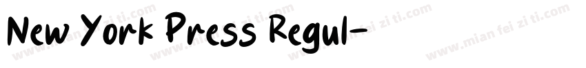 New York Press Regul字体转换